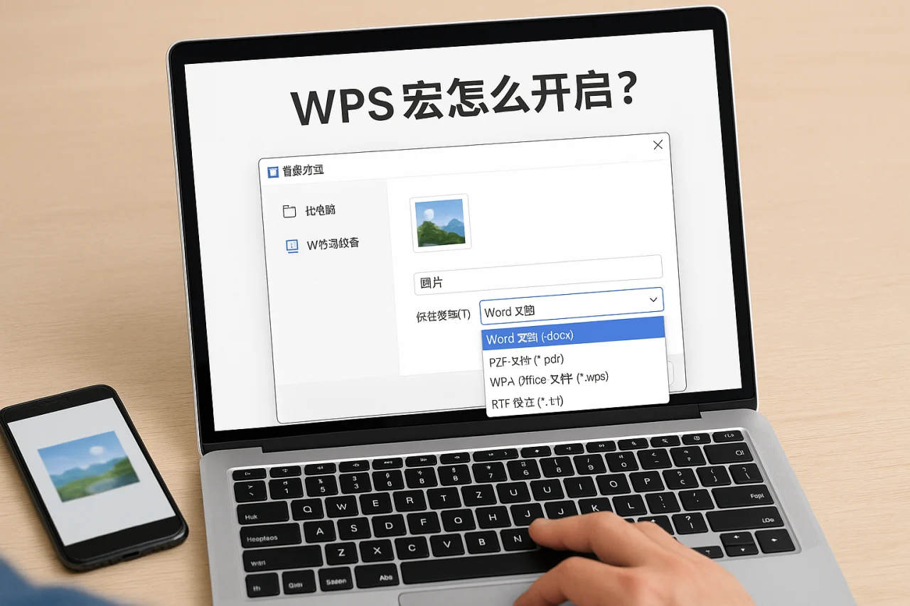 Wps宏怎么开启？