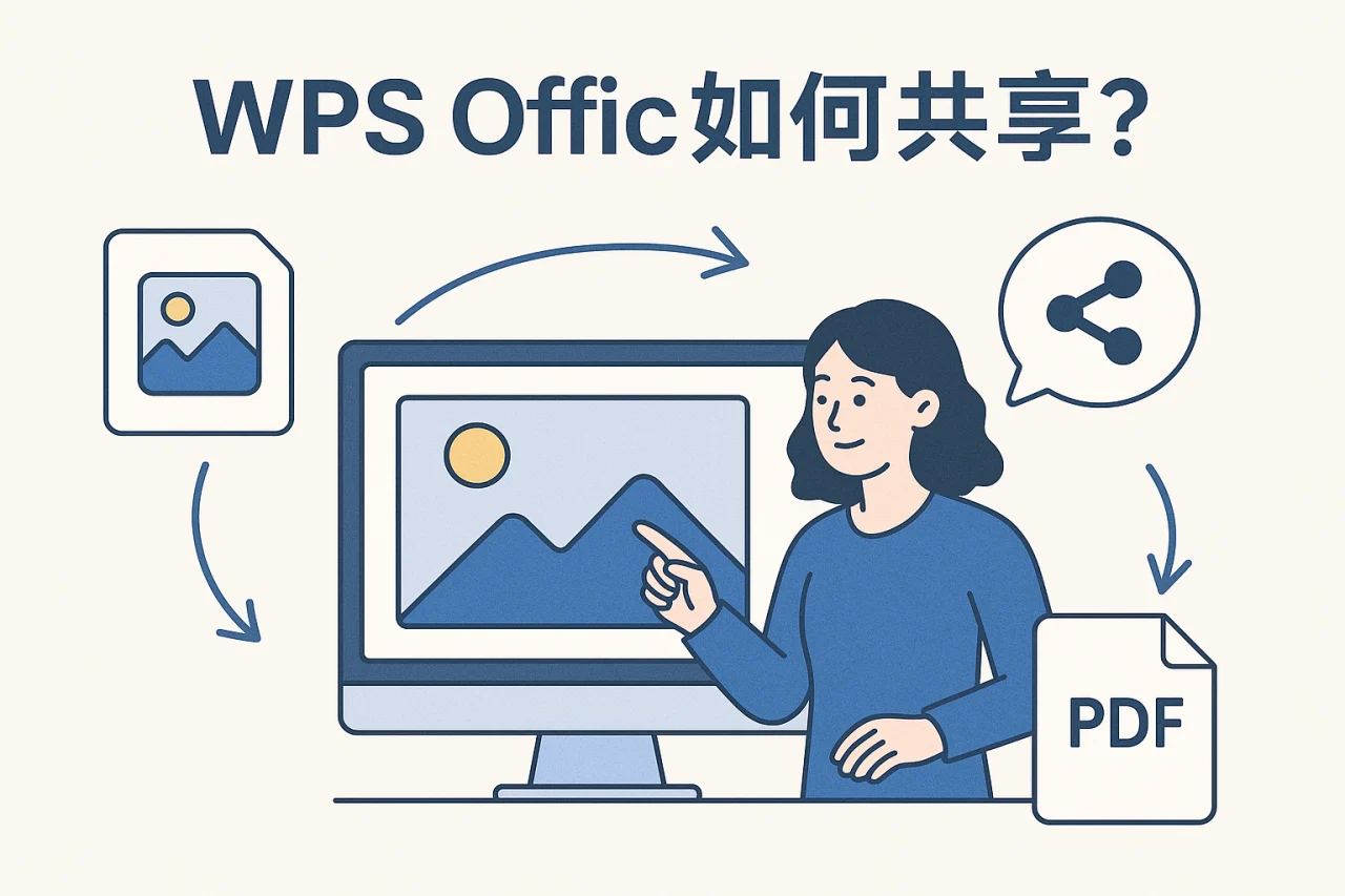 Wps office如何共享?