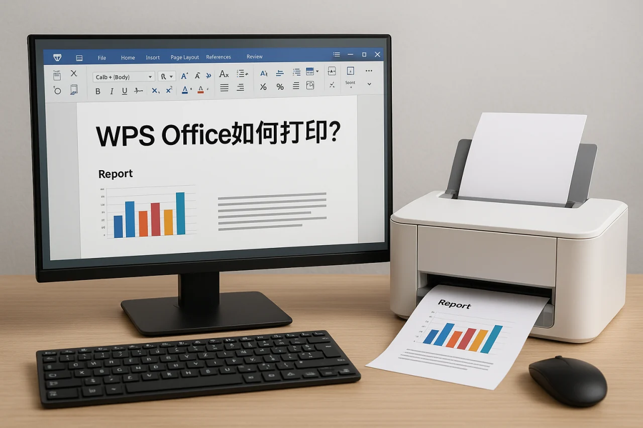 Wps office如何打印？