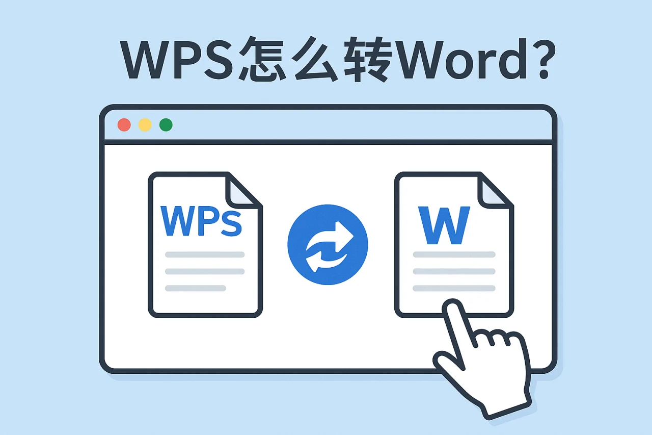 WPS怎么转Word?