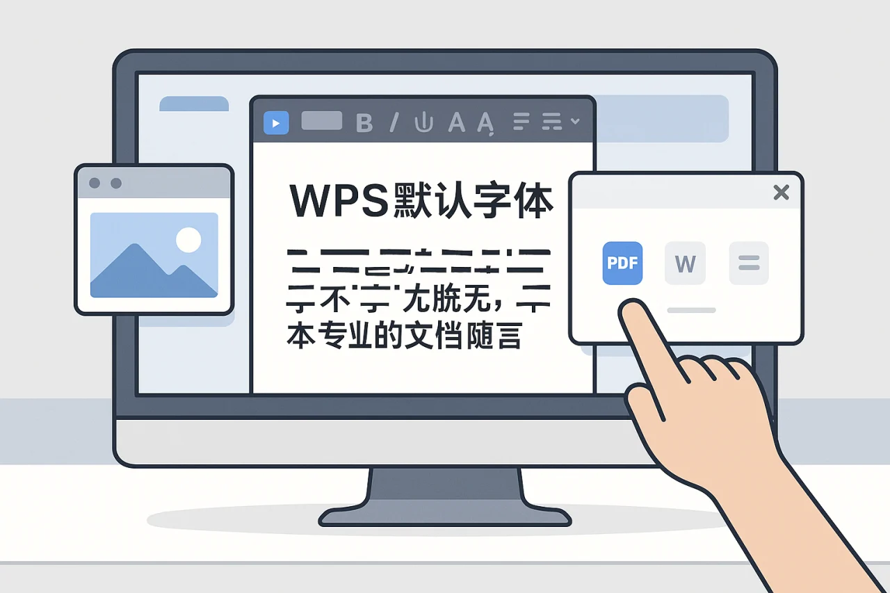 WPS默认字体