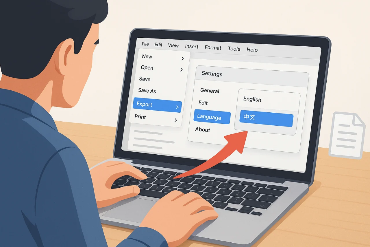 海外版WPS设置中文