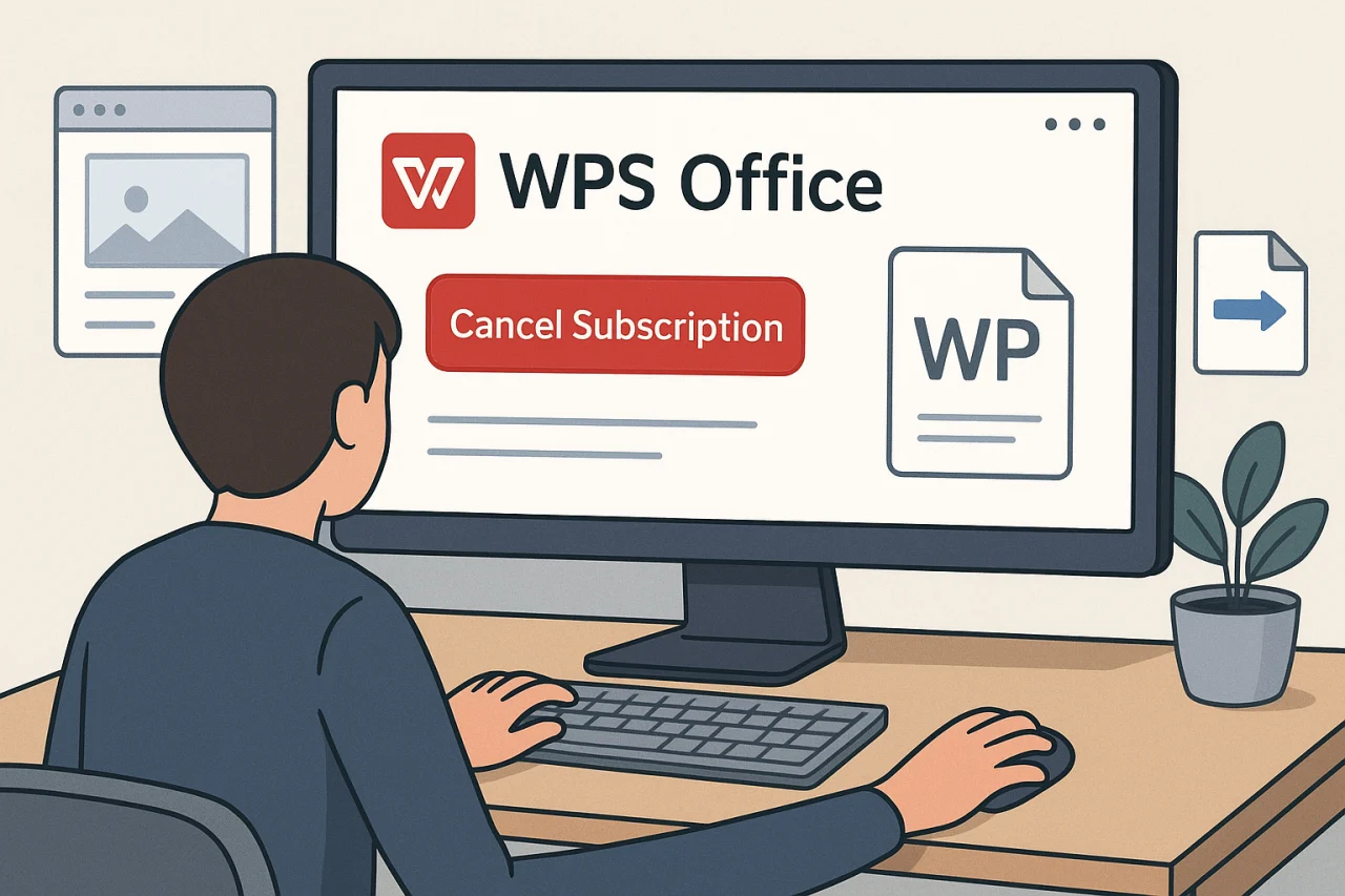 WPS Office取消订阅