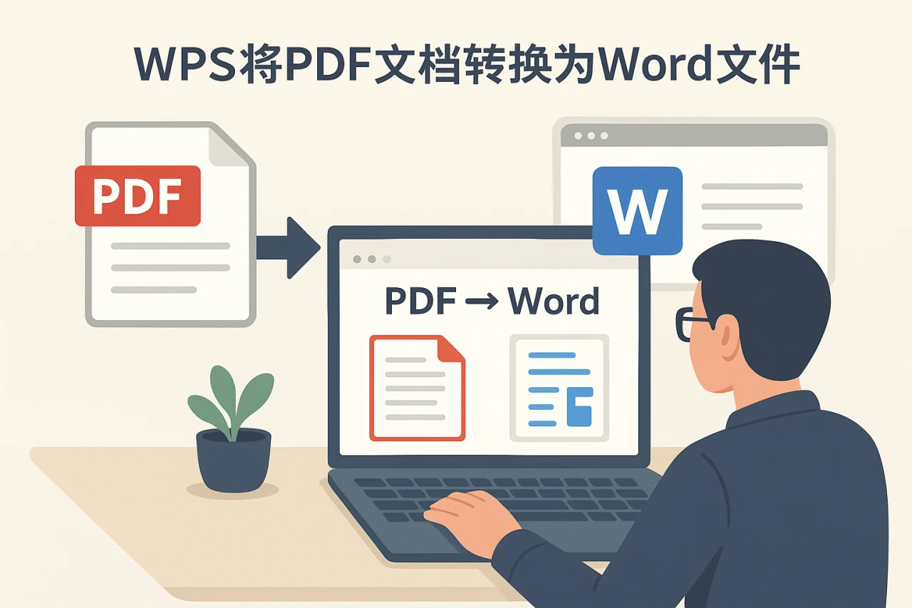 WPS将PDF文档转换为Word文件