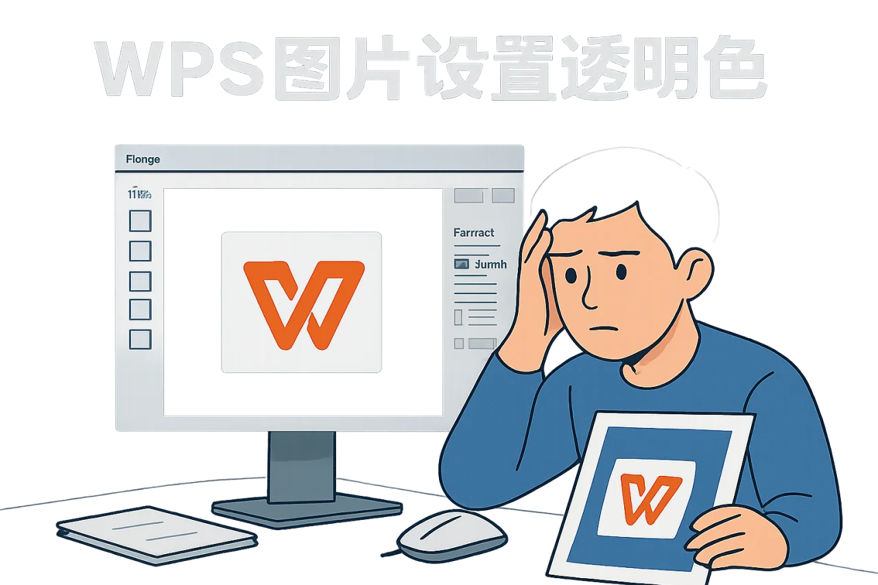 WPS图片设置透明色