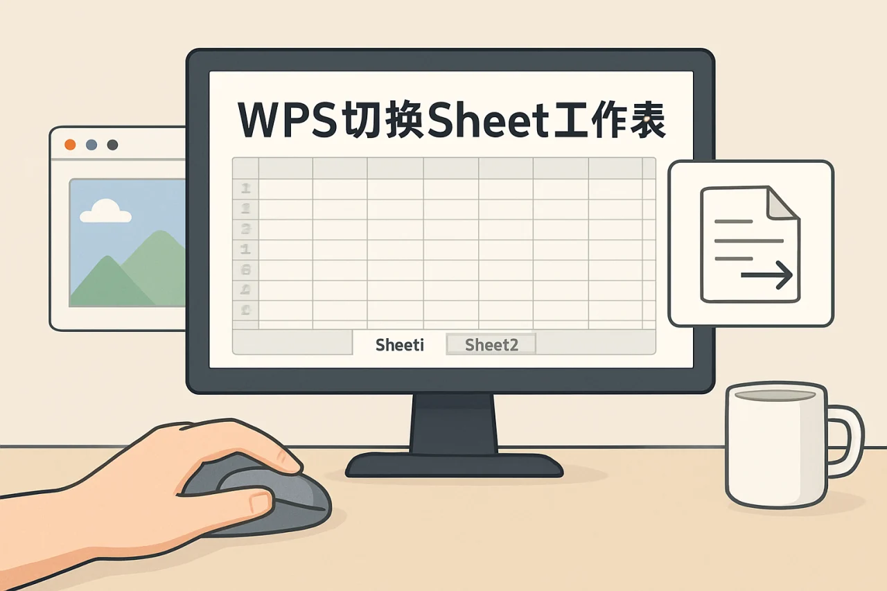 WPS切换Sheet工作表