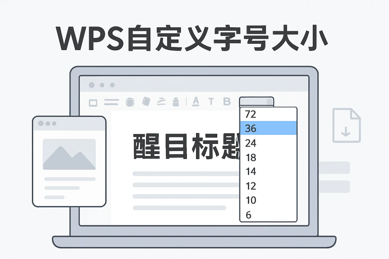 WPS自定义字号大小