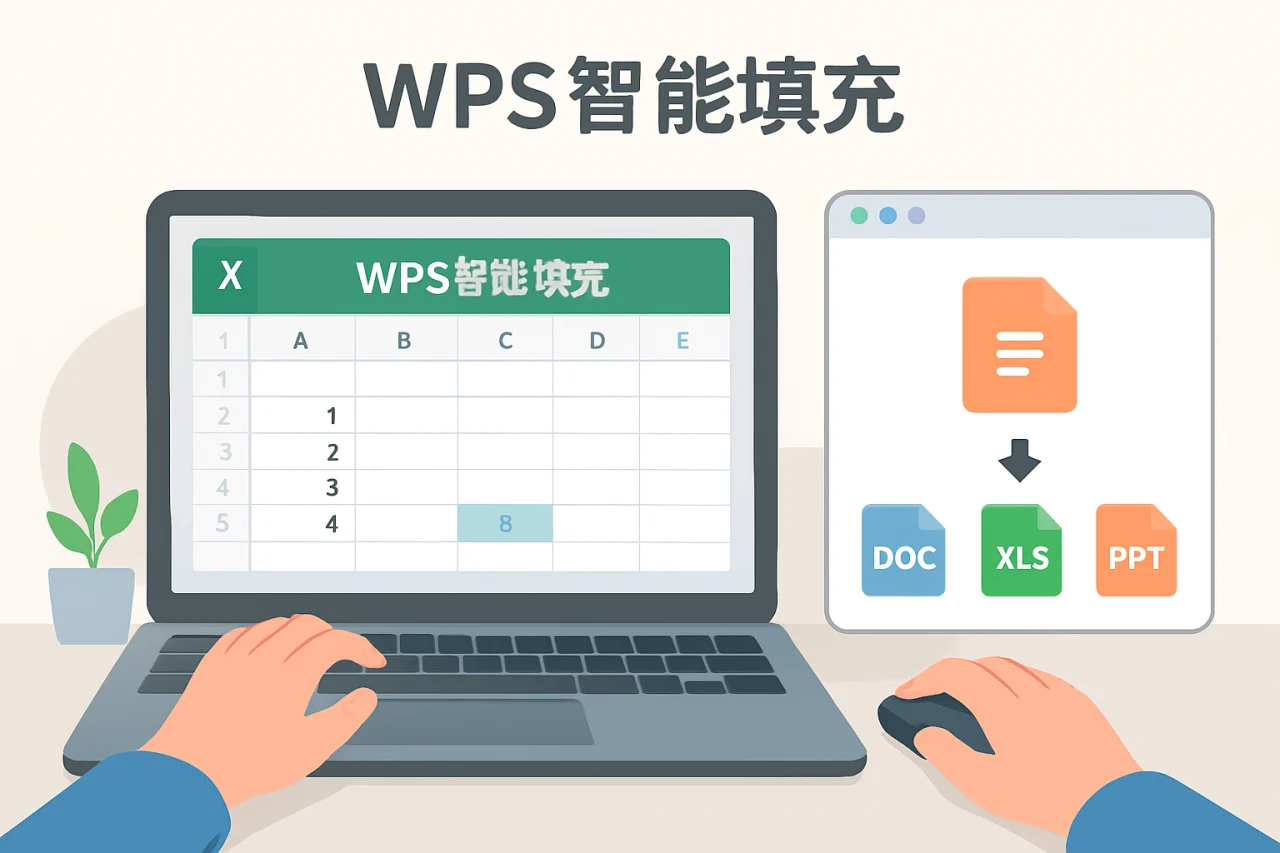 WPS智能填充