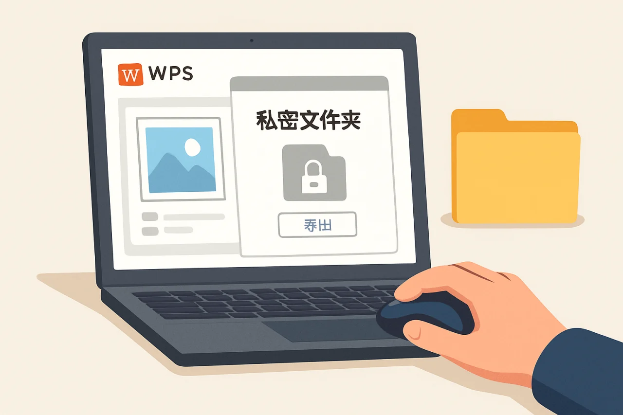 WPS使用私密文件夹