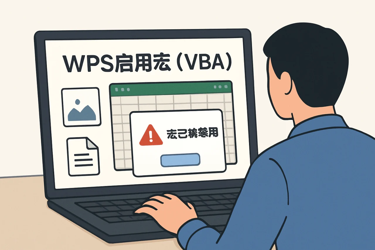 WPS启用宏（VBA）