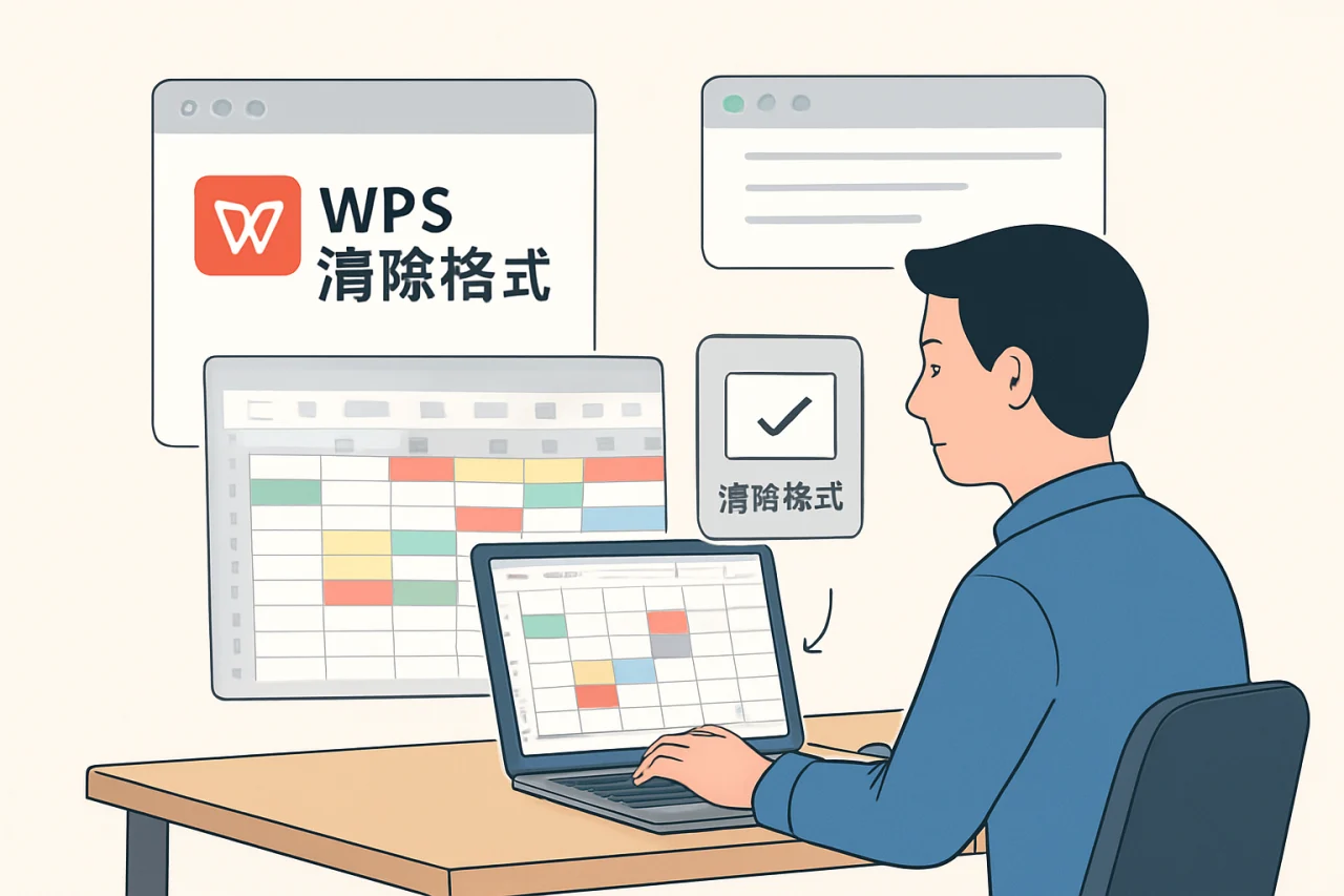 WPS清除格式