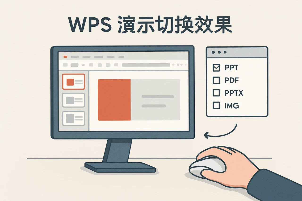 WPS 演示切换效果
