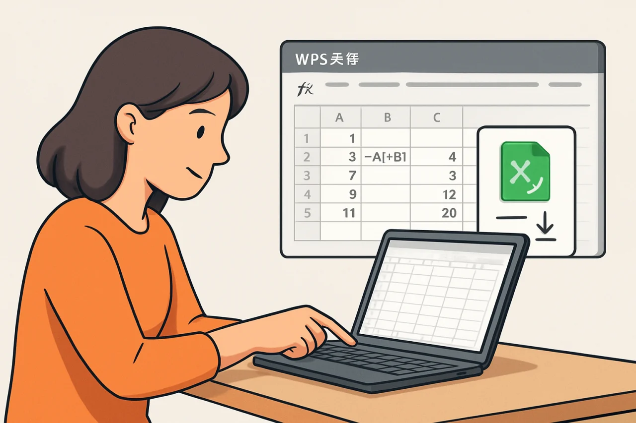 WPS表格设置自动计算公式