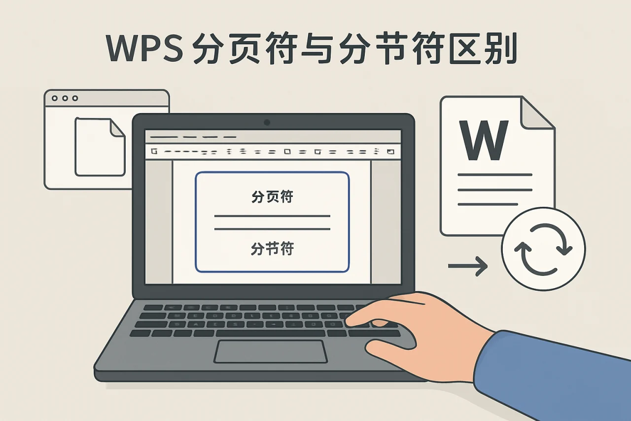 WPS 分页符与分节符区别
