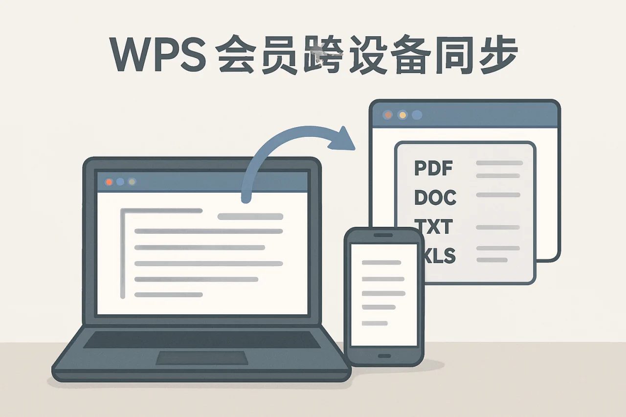 WPS会员跨设备同步