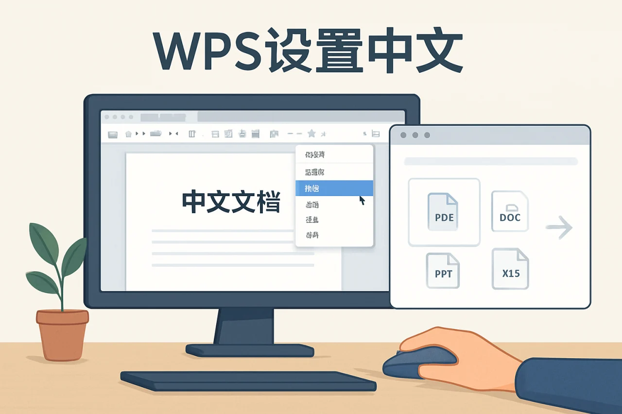 WPS设置中文