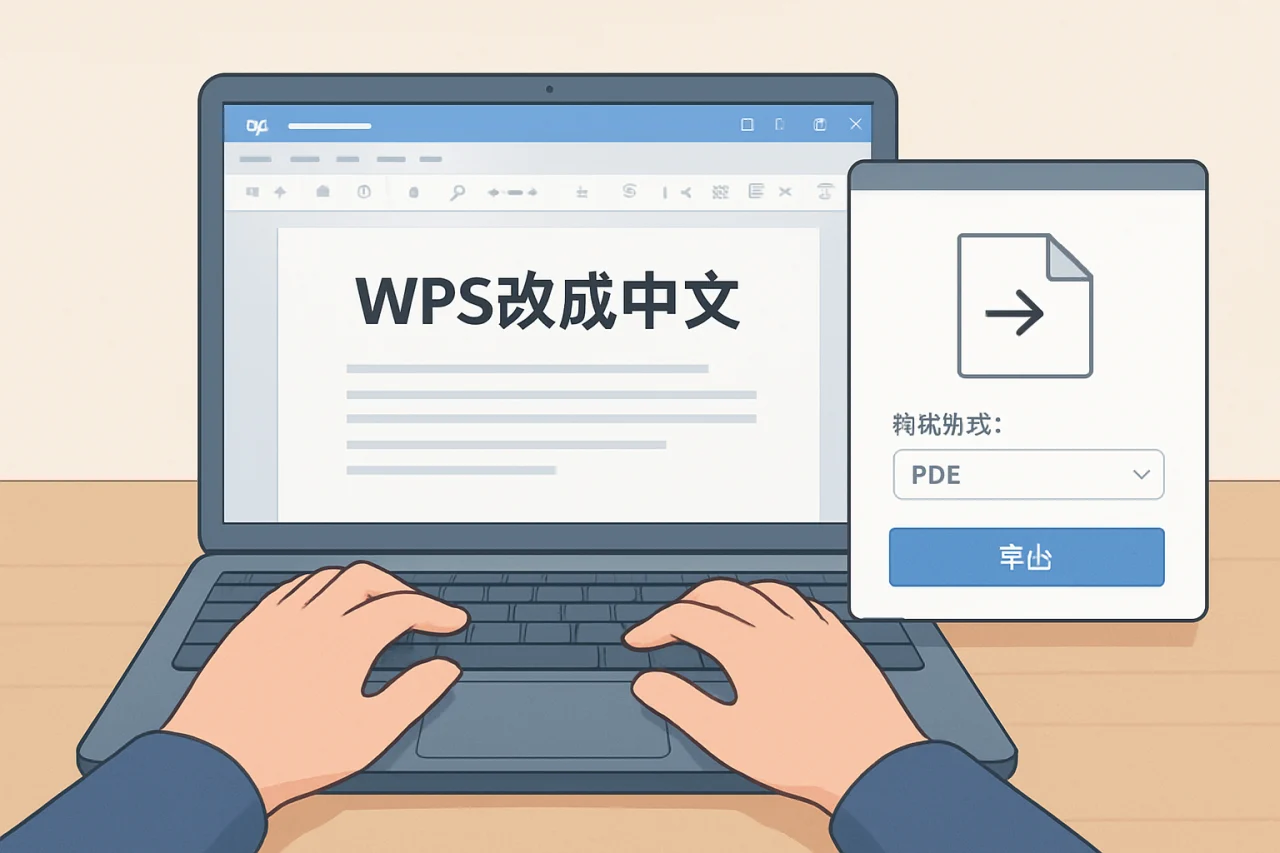 wps改成中文