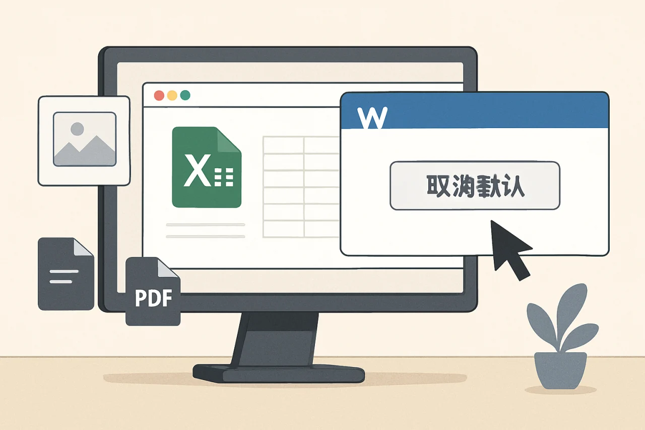 怎么取消wps默认