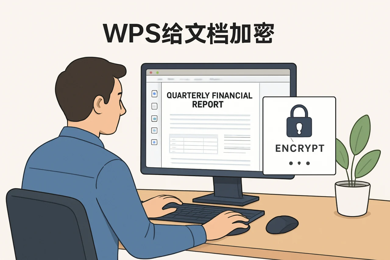 wps给文档加密