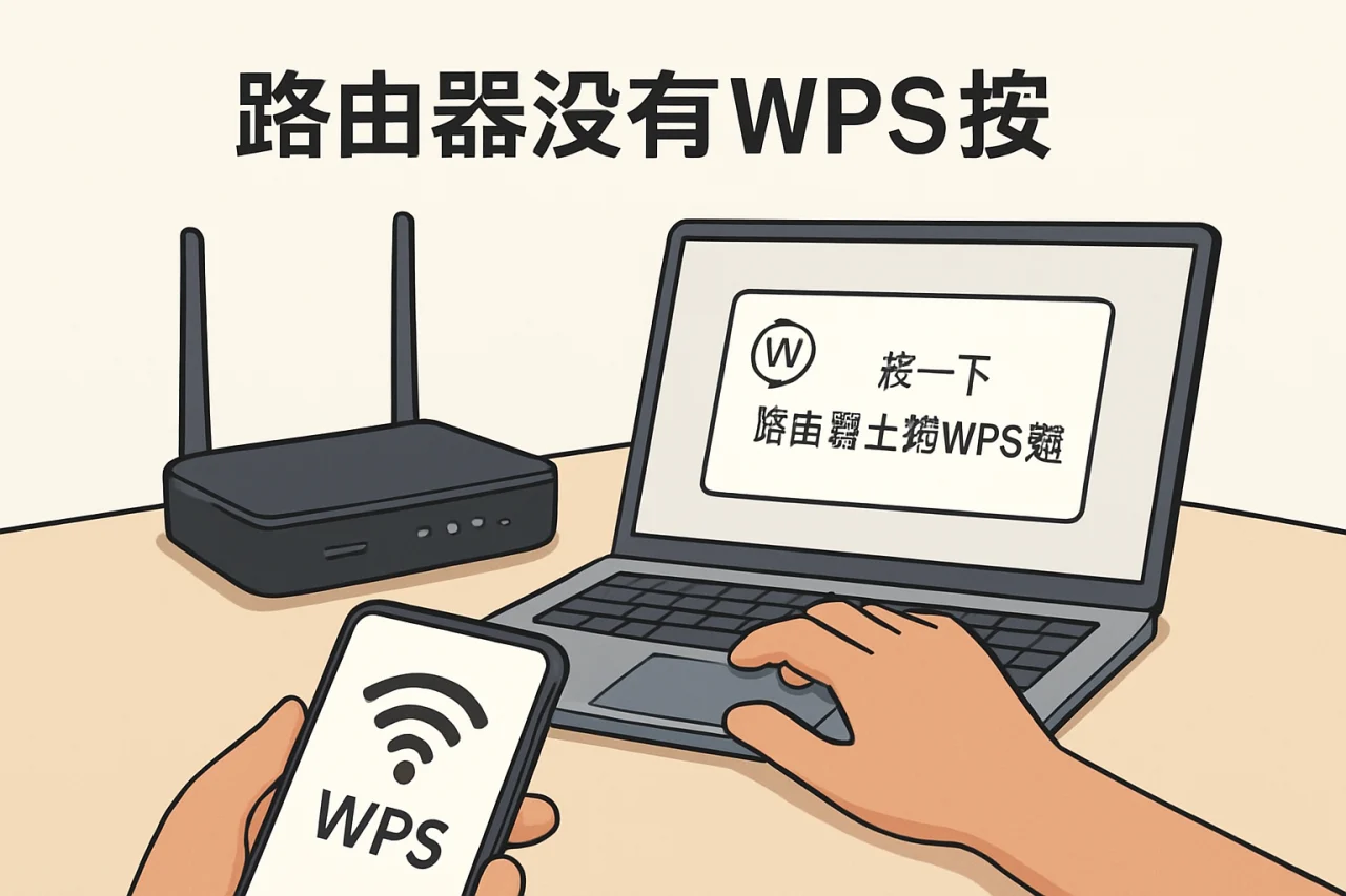路由器没有wps按钮