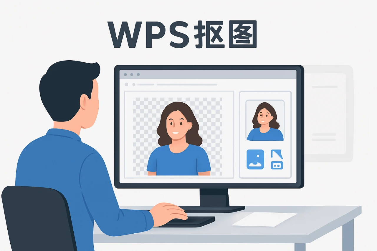 wps抠图