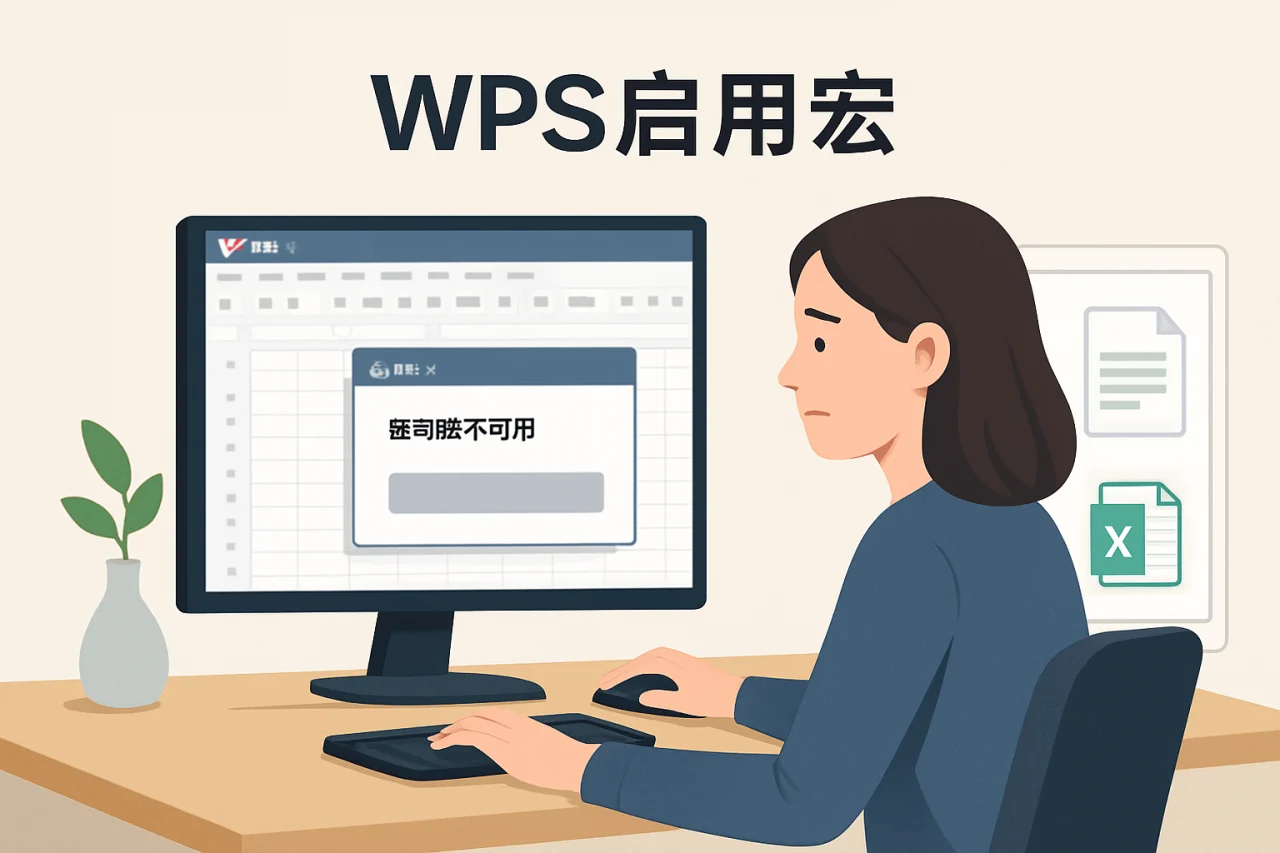 wps启用宏