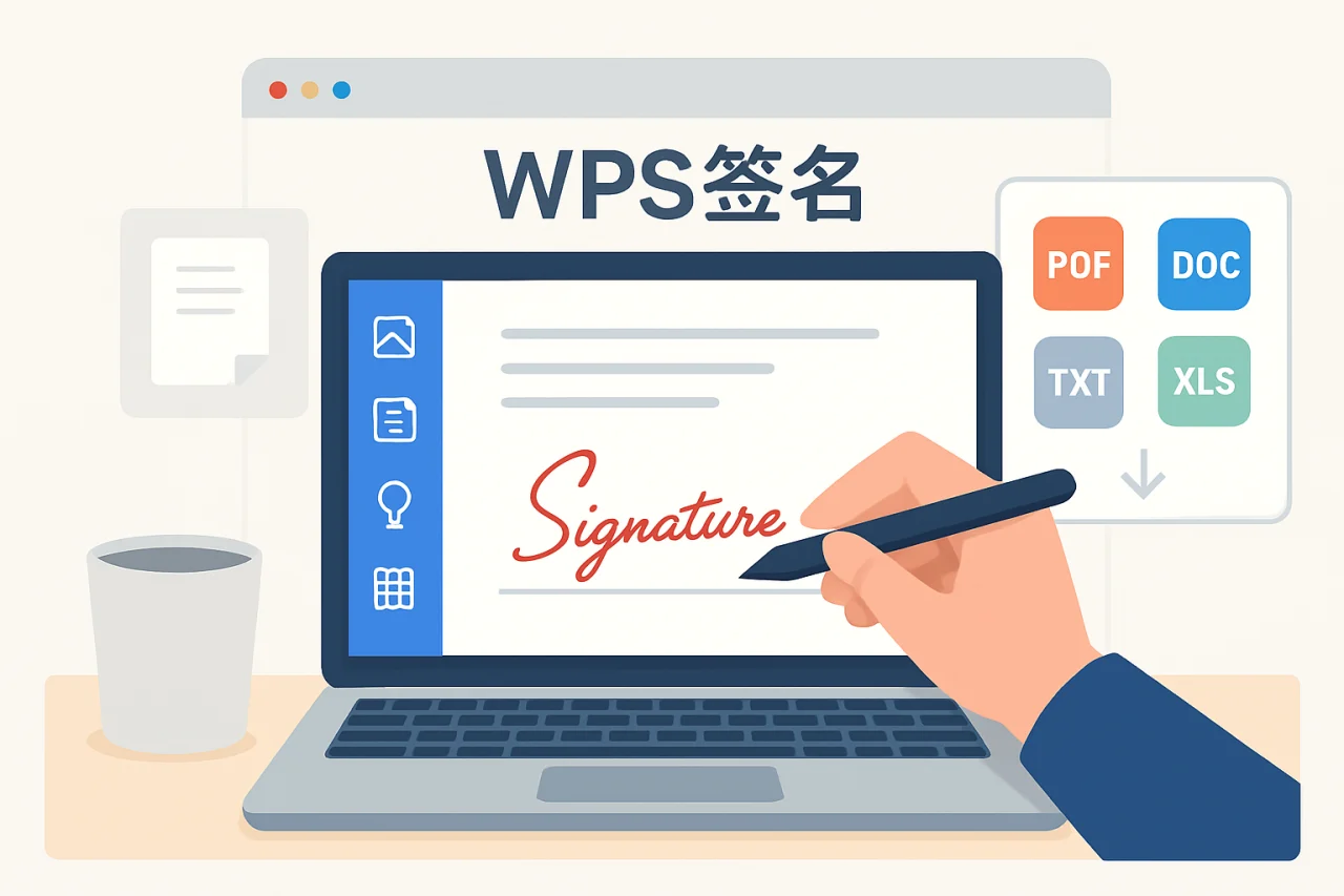wps签名