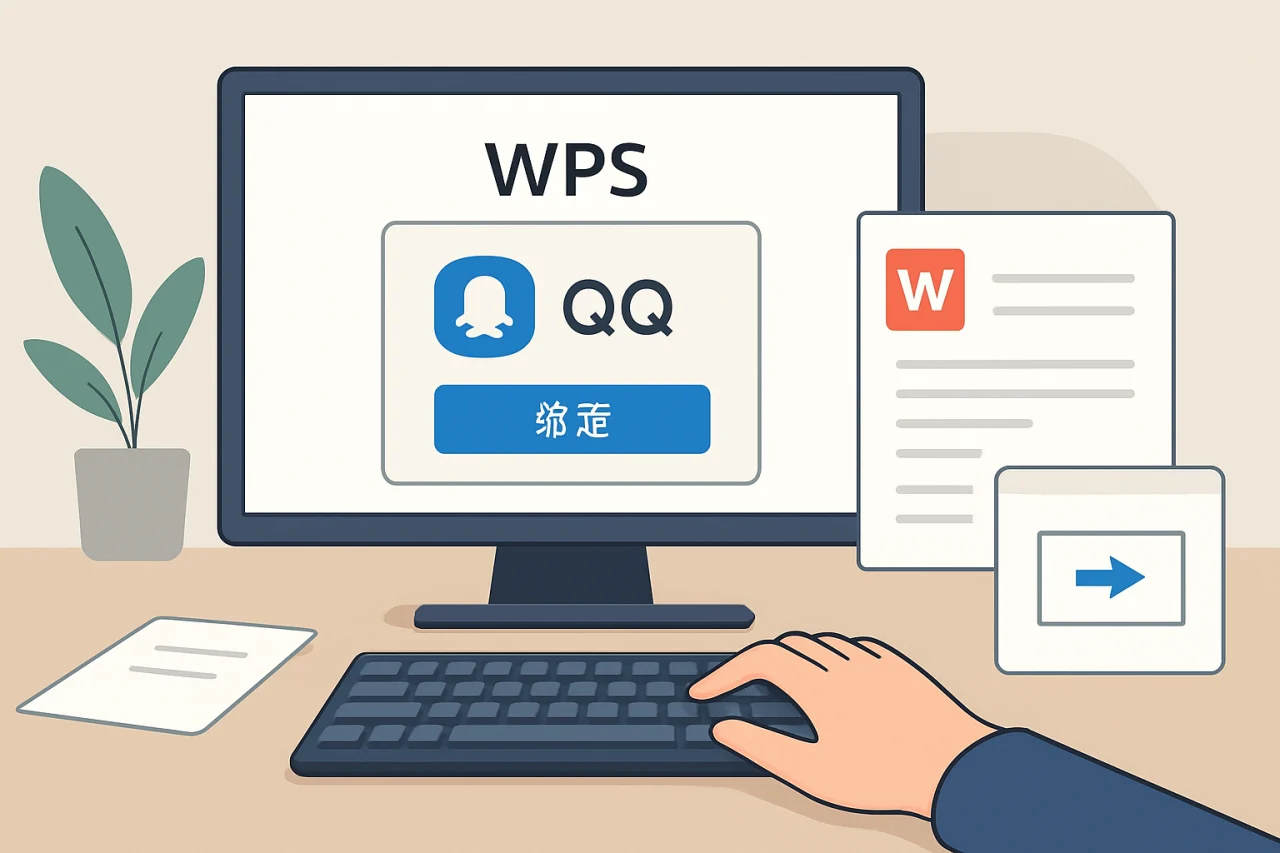 WPS如何绑定QQ登录