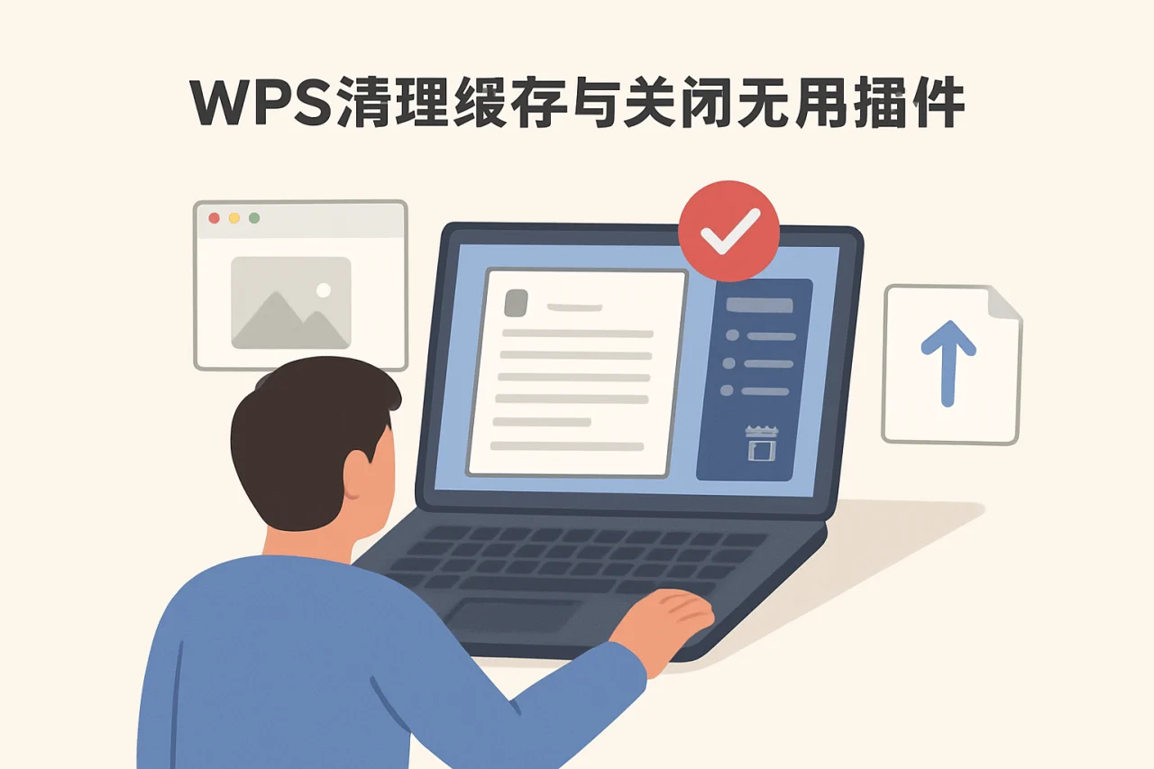 WPS清理缓存与关闭无用插件