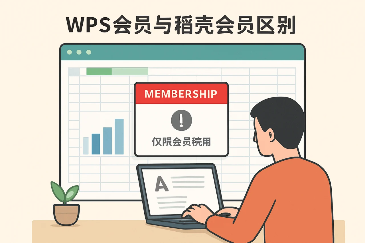 WPS会员与稻壳会员区别