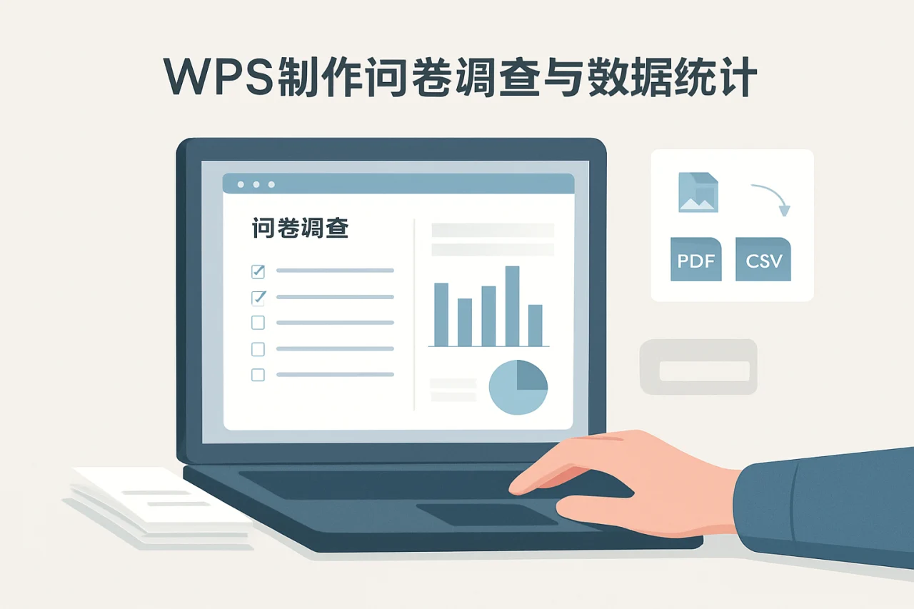 WPS制作问卷调查与数据统计