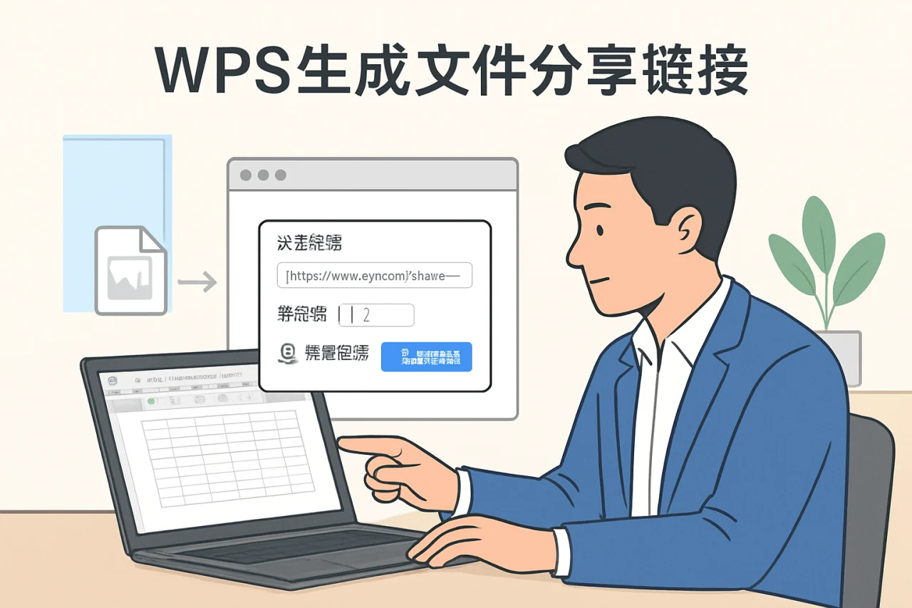 WPS生成文件分享链接