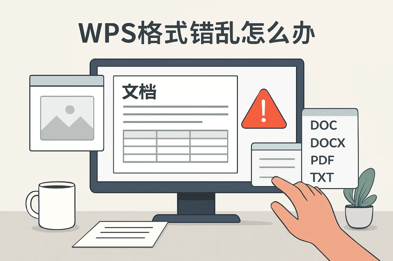 WPS 格式错乱怎么办