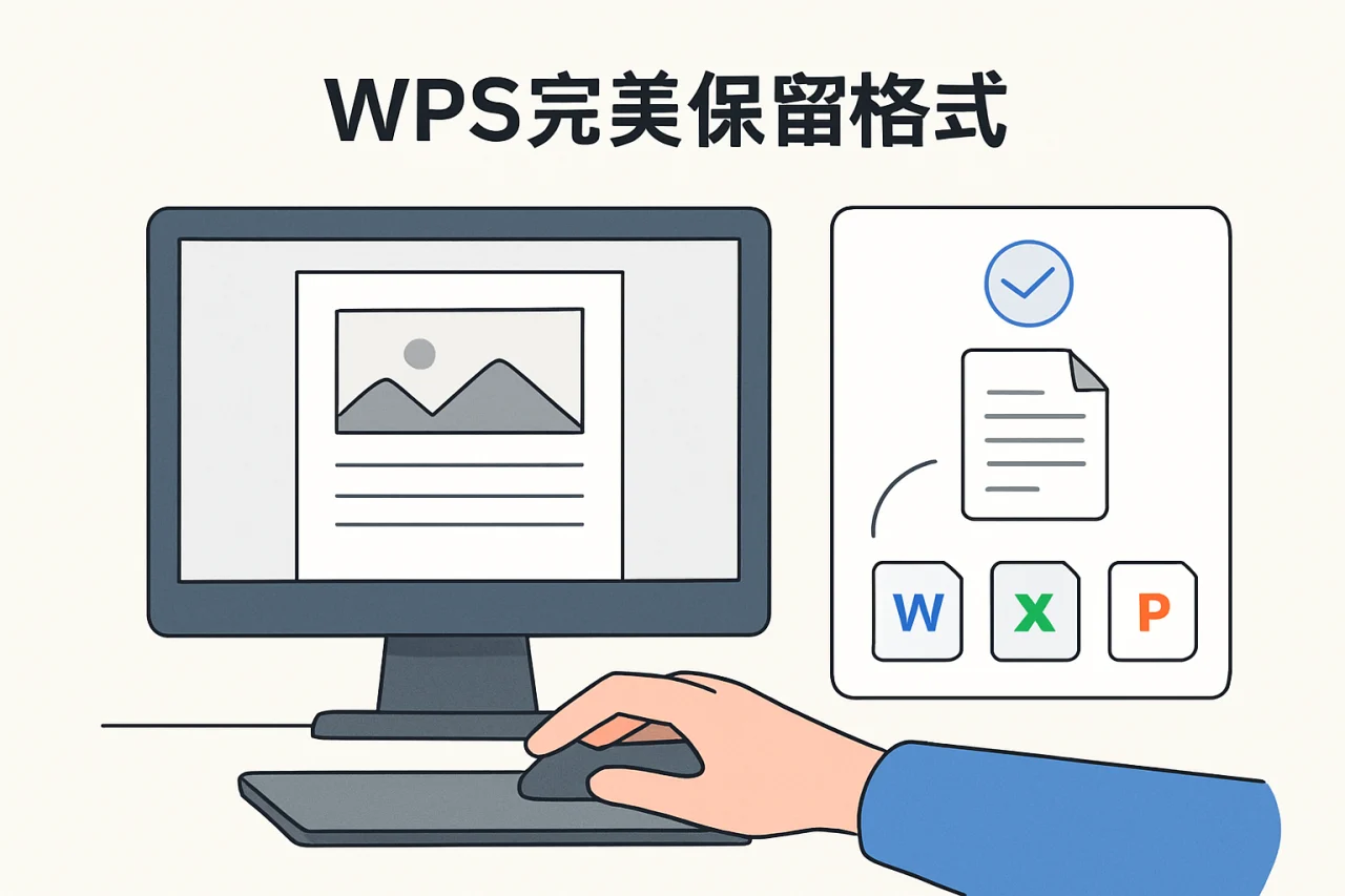 WPS完美保留格式