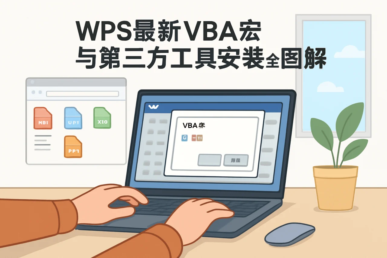 WPS最新VBA宏与第三方工具安装全图解