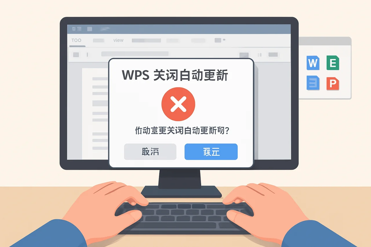 WPS关闭自动更新