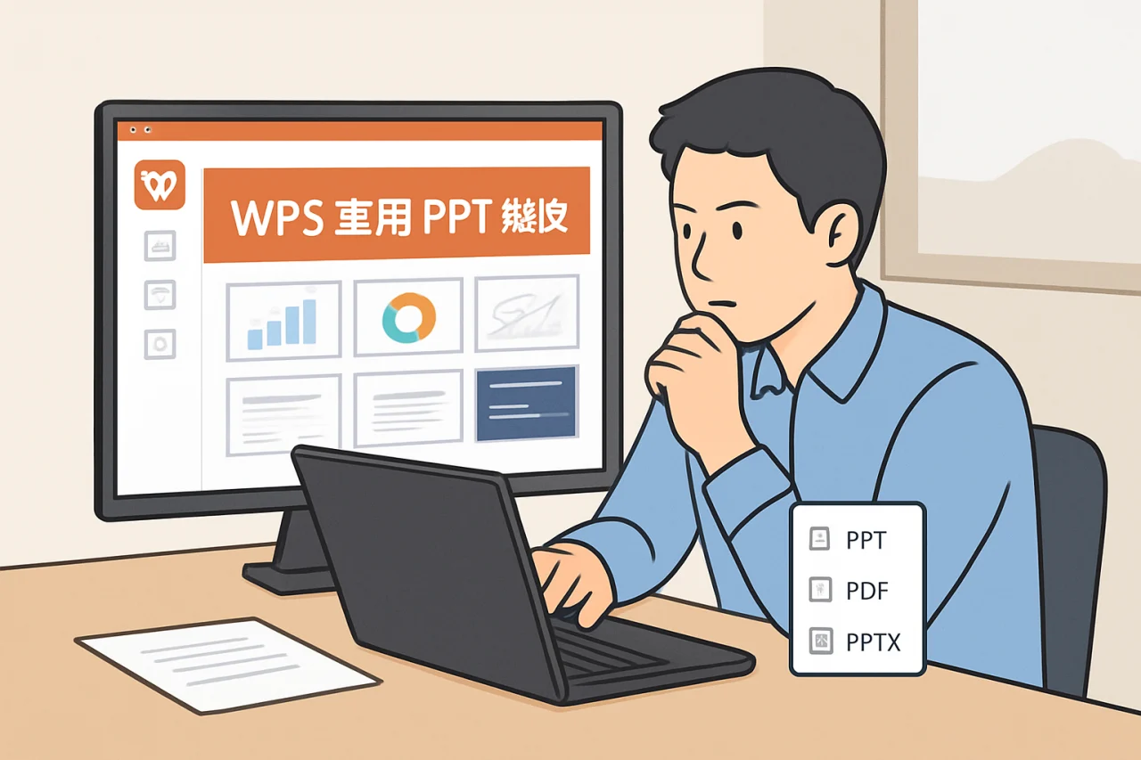 WPS 套用 PPT 模板