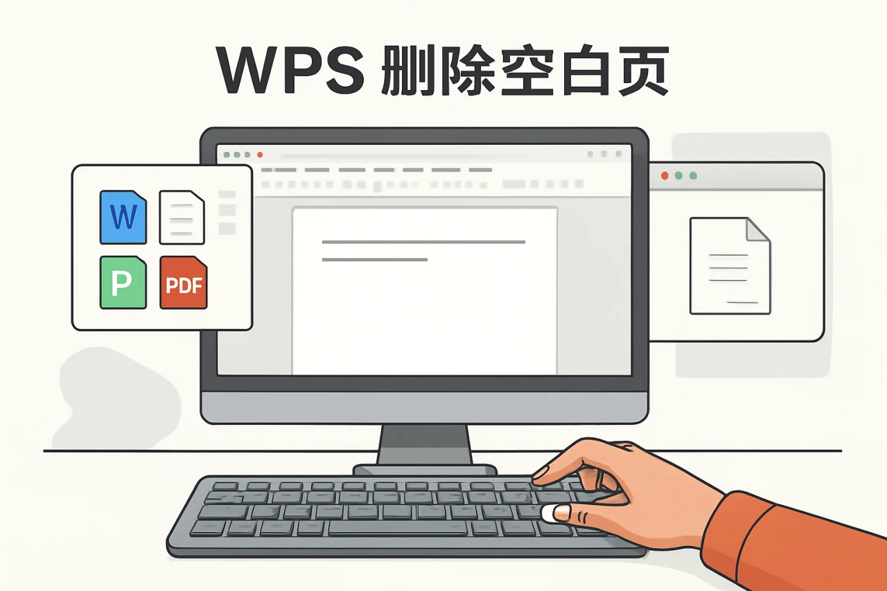WPS删除空白页