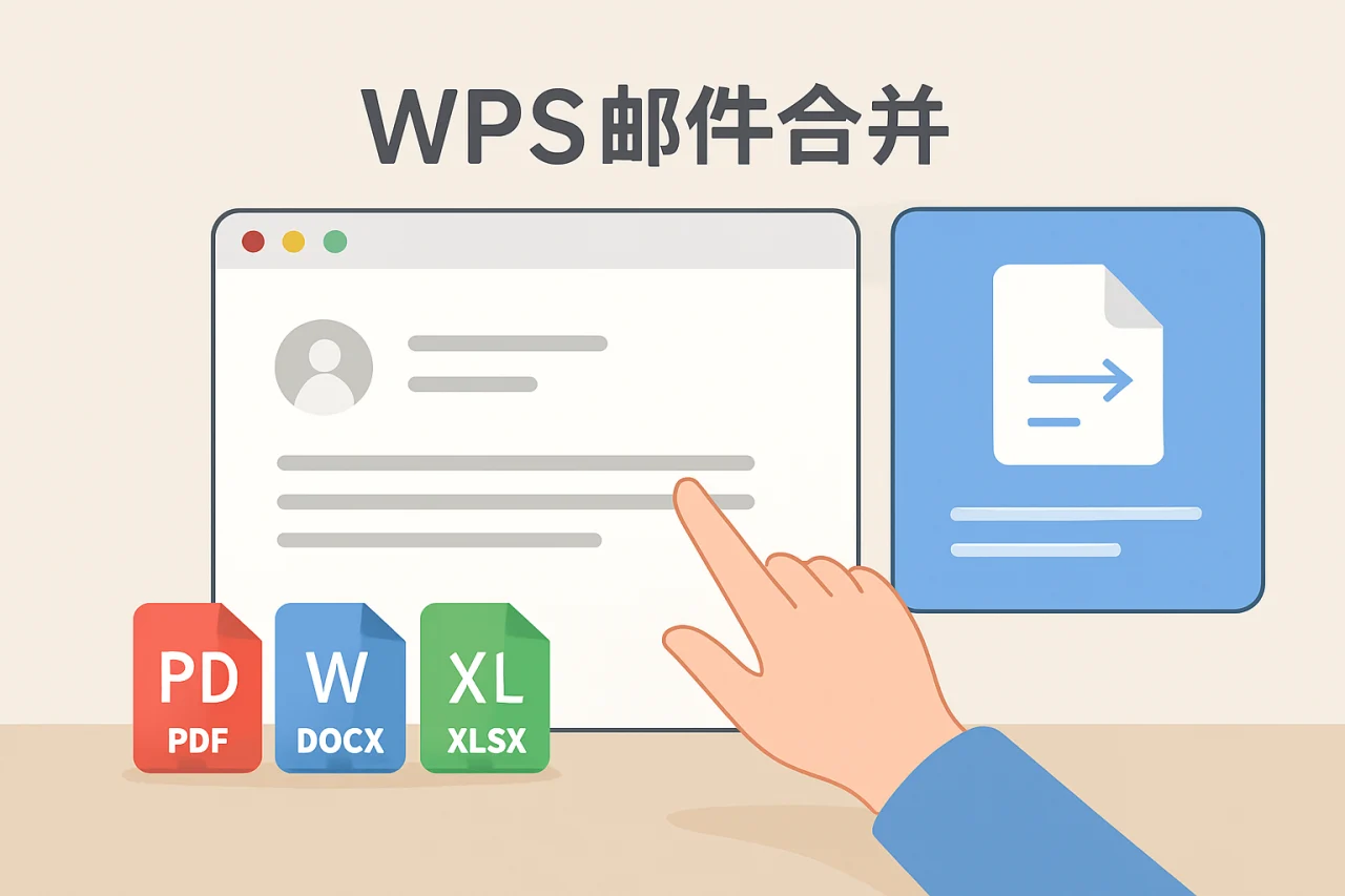 WPS邮件合并