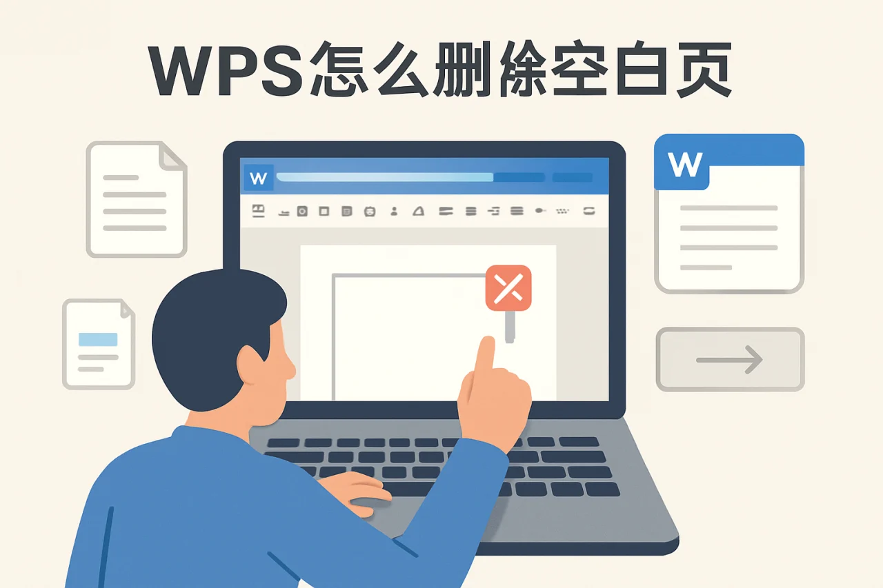 wps怎么删除空白页