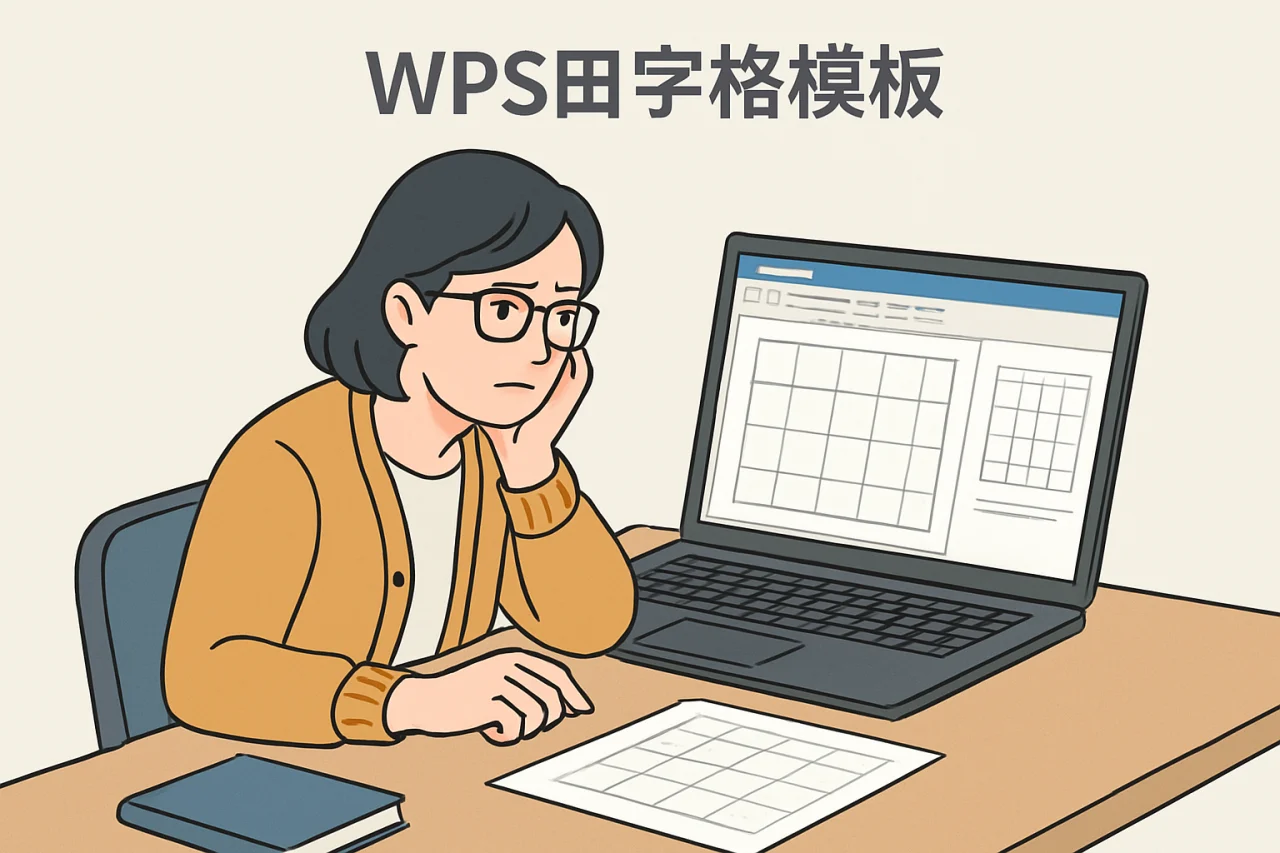 wps田字格模板