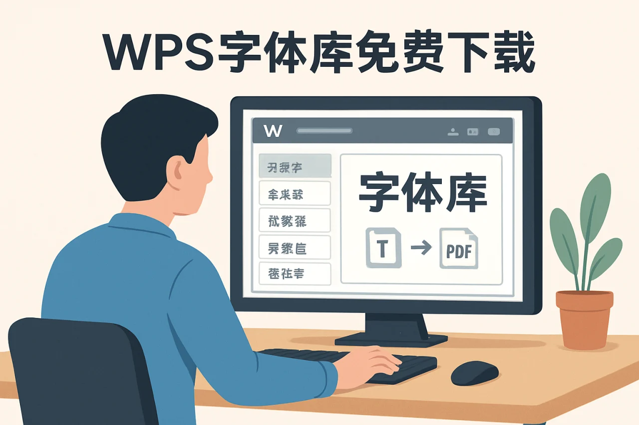 wps字体库免费下载