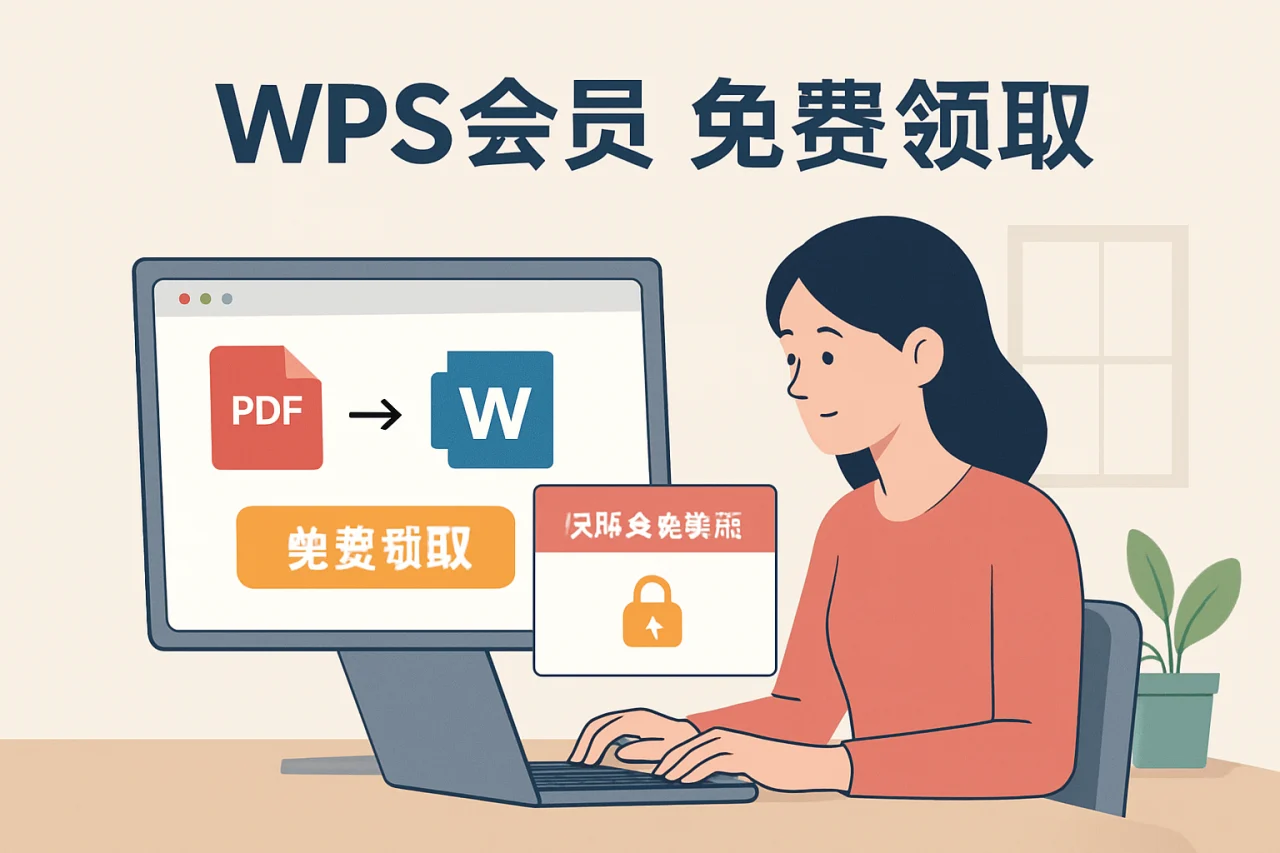 wps会员免费领取