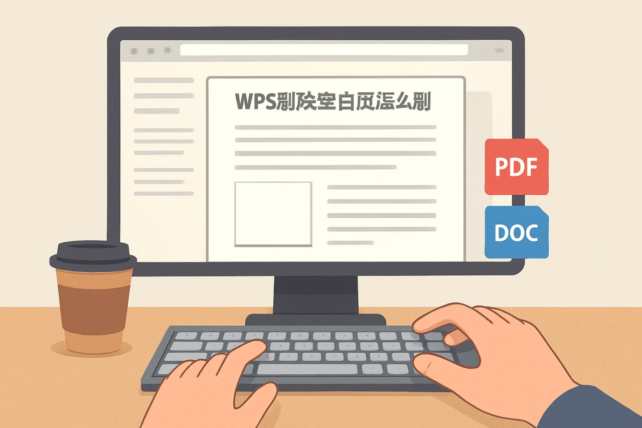 wps删除空白页怎么删