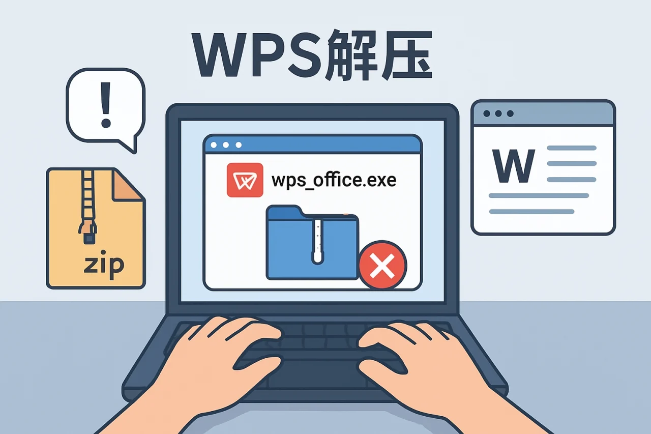 wps解压