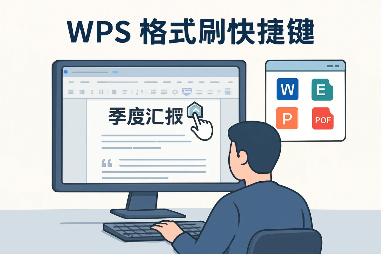 wps 格式刷快捷键