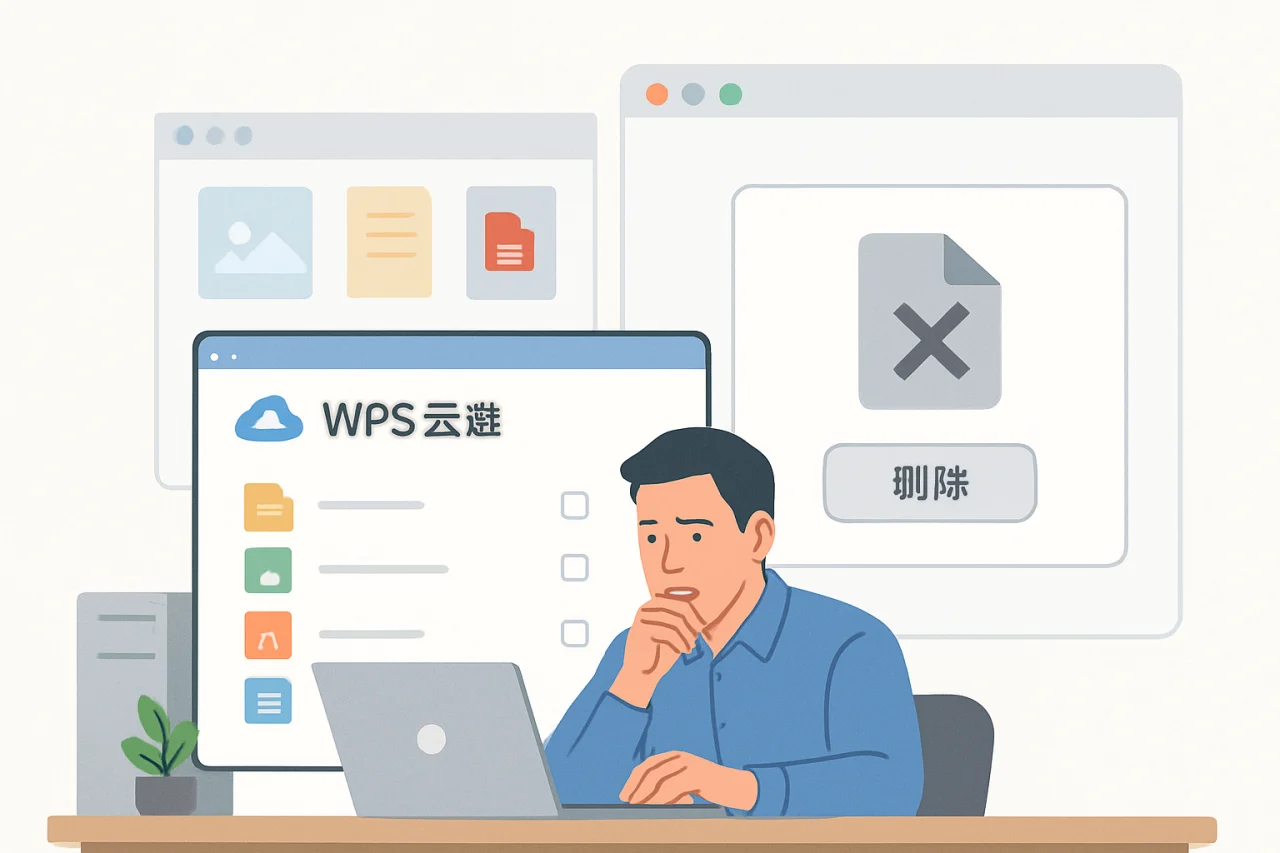 wps云盘怎么删除