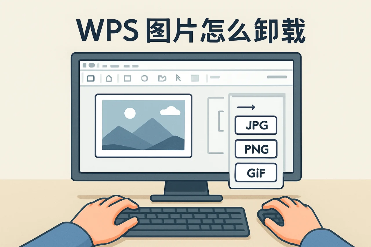 wps图片怎么卸载