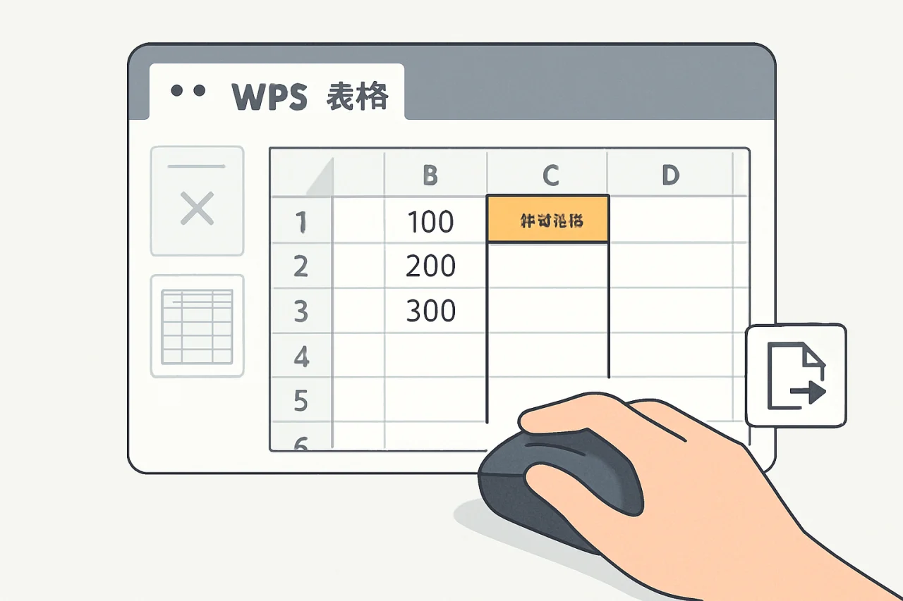 wps表格怎么调整表格大小