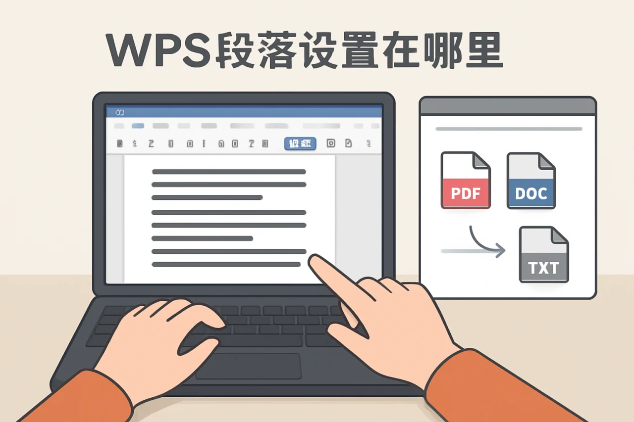 wps段落设置在哪里